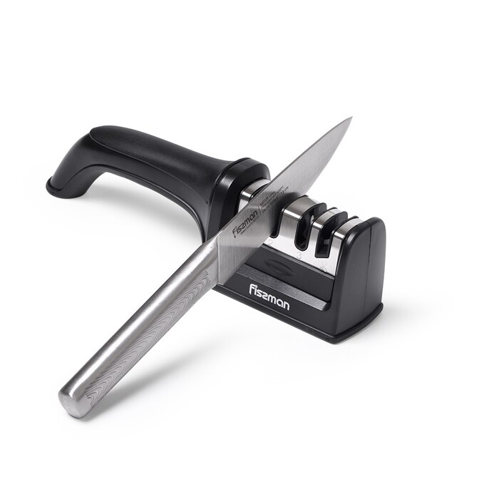 Точило для ножів Fissman трьохкрокової заточки 17x4,5см (12954)
