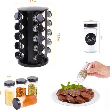 Карусель для спецій на 20 баночек Yunkctuk