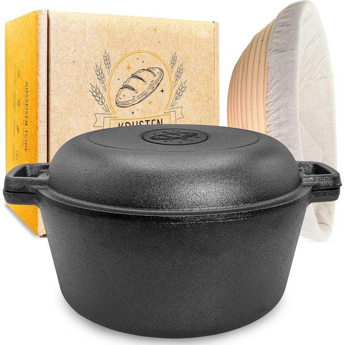 Чавунна форма для випікання хліба 26 см KRUSTENZAUBER