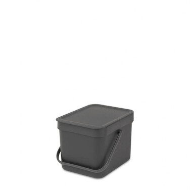 Відро для сміття 6 л сіре Sort Go Brabantia