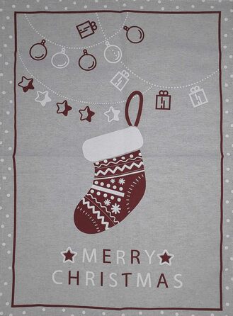 Набір з 12 різдвяних кухонних рушників 70 x 50 см Zambaiti