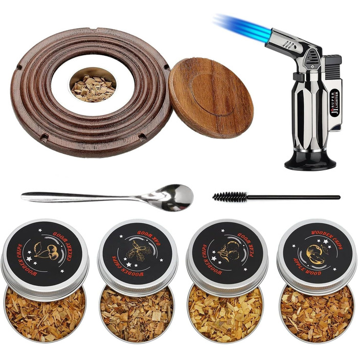 Набір для копчення коктейлів 8 предметів EVEJEG