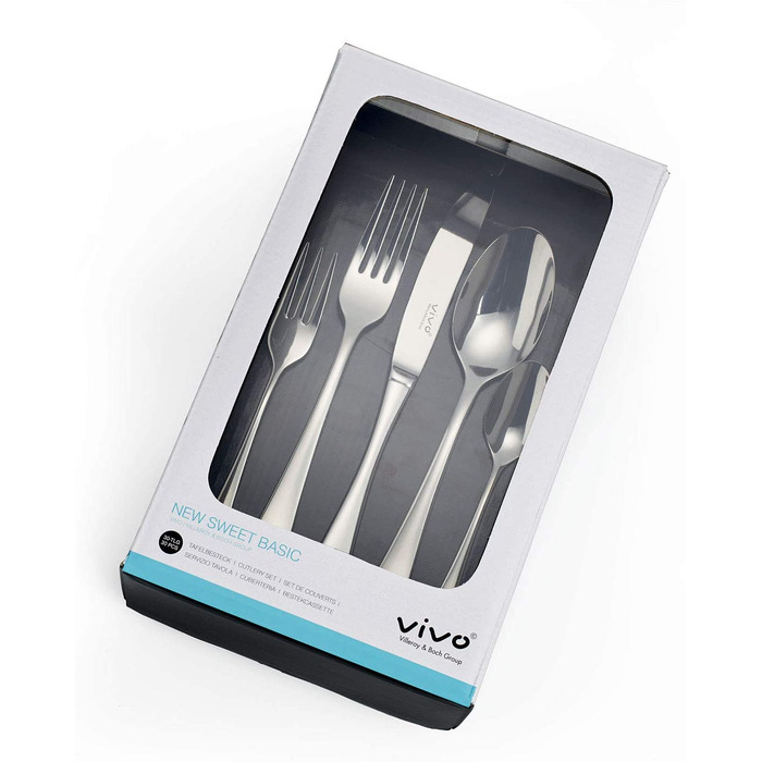 Набір столових приборів, 30 предметів, глянець New Sweet Basic Vivo Villeroy & Boch