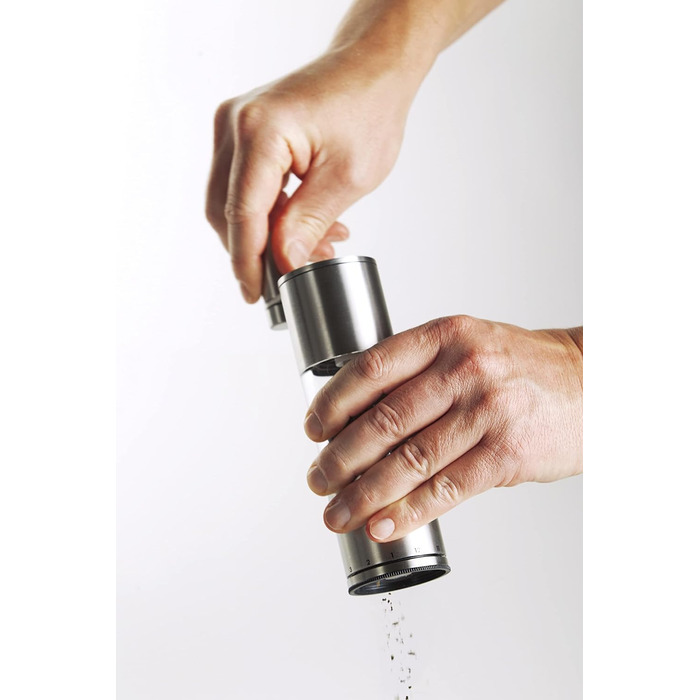 Млин для перцю та солі з рукояткою, набір 2 предмети з упаковками 50 г перцю та морської солі Select AdHoc