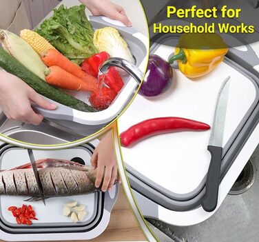 Миска для миття посуду зі обробною дошкою Neez