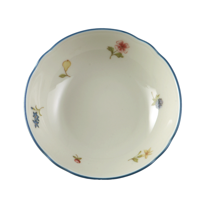 Піала для десерту 15 см Streublume blauer Rand Marie-Luise Seltmann