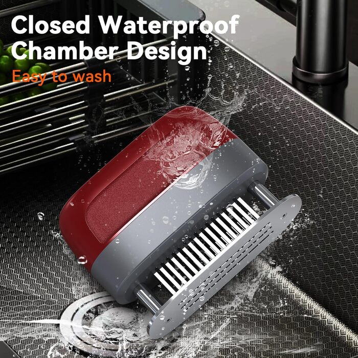 Пресс для мяса со 100 игольчатыми лезвиями из нержавеющей стали hogance