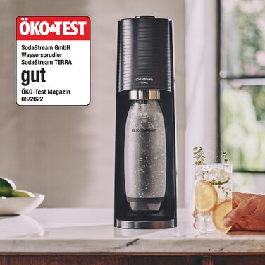 Набір для газування води, 5 предметів, 2,5 л чорний Terra SodaStream