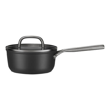 Сотейник 18 см со стеклянной крышкой, черный Milano Zwilling