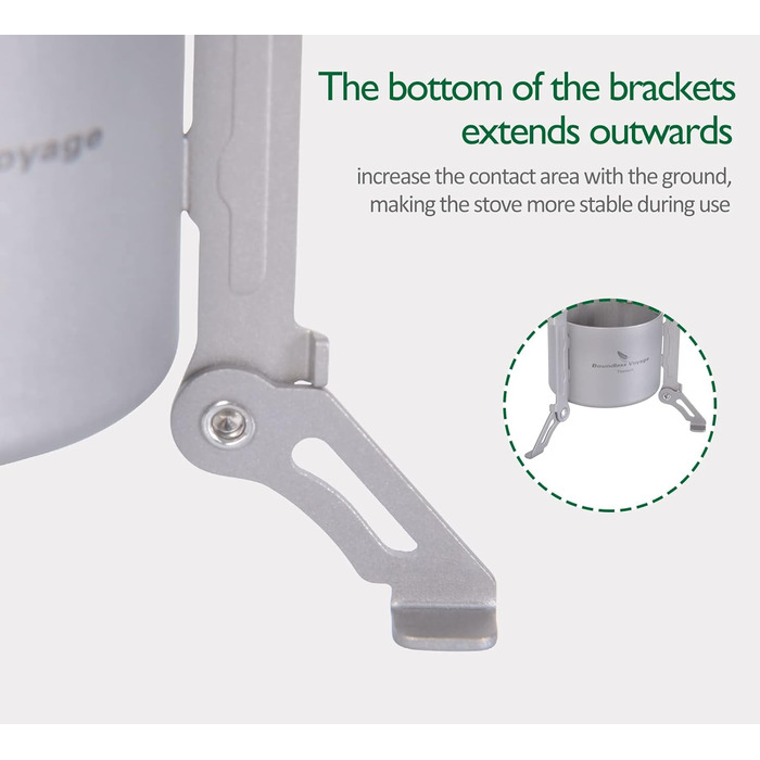 Мини-спиртовая горелка с подставками для кастрюли 80 мл. iBasingo