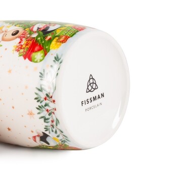 Набір Fissman з кружки 350 мл та іграшки порцеляна (14045)