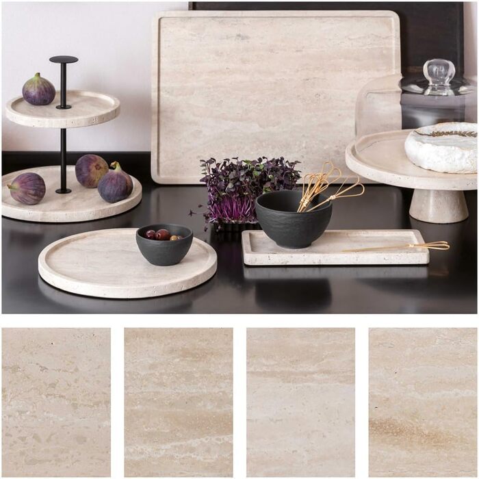 Етажерка 2-ярусна 24,5 см, бежевий Travertine Manufacture Villeroy & Boch