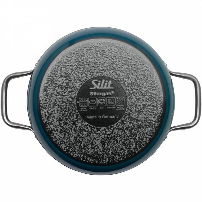 Каструля 22 см, зеленувато-синя Compact Silit