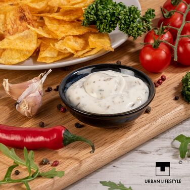 Набір з 6 соусників з кераміки темно-синій Urban Lifestyle