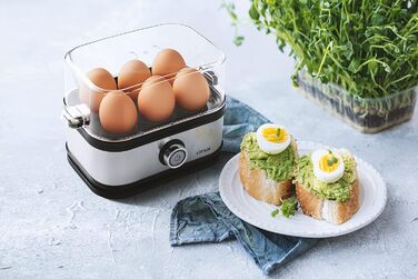 Електрична яйцеварка - 6 яєць, 400 Вт Linsar