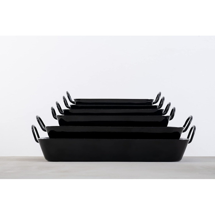 Сковорода 37 x 22 см, чорний Riess