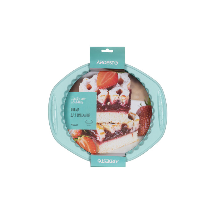 ARDESTO Вкусная форма для выпечки, круглая, синяя, силиконовая