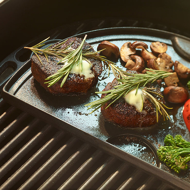 Тарілка, чавунна планча для гриля 60х30см XL Big Green Egg