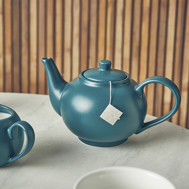 Чайник 450 мл, синьо-зелений матовий, Matt Teal, Color Tea, GenWare