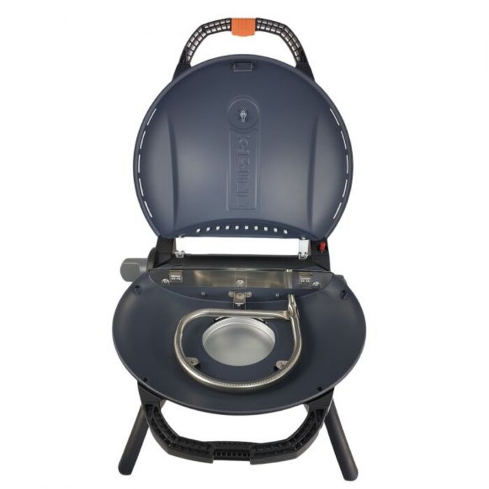 Портативный переносной газовый гриль O-GRILL 900, оранжевый+шланг в подарок! Код: 009064