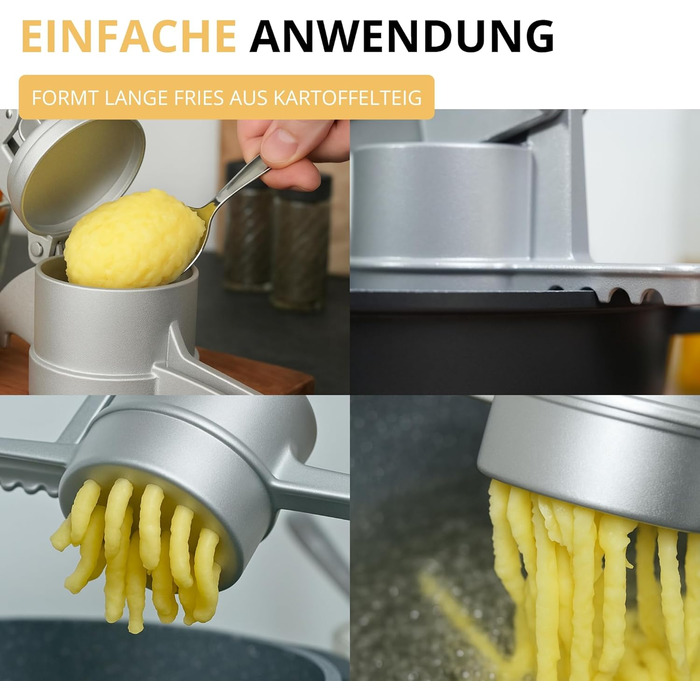 Прес для картоплі фрі, 41 см сріблястий Westmark