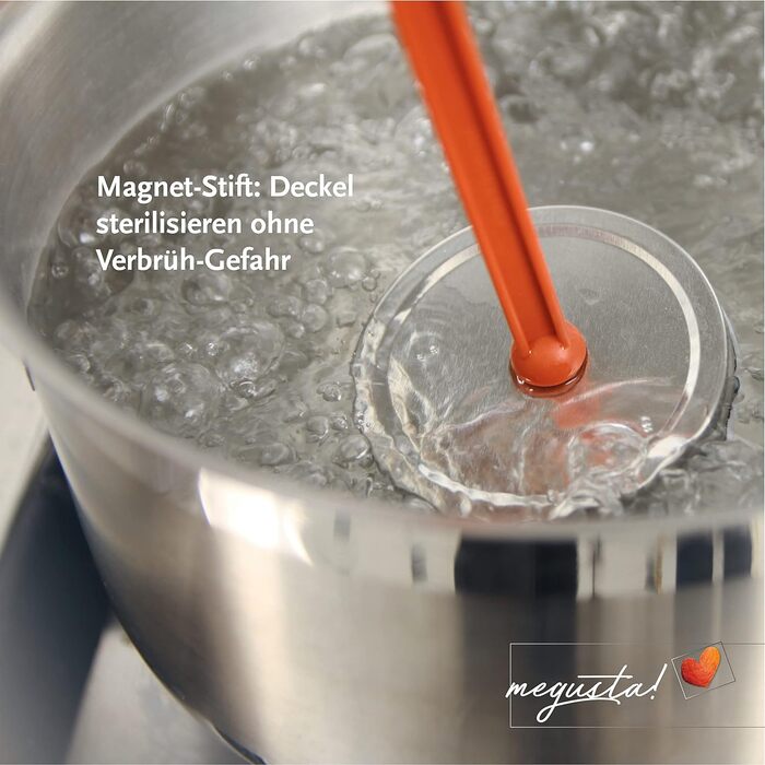 Набір для консервації 8 предметів помаранчевий Megusta