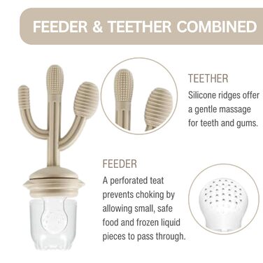 Набір силіконових ніблерів та контейнер для заморожування дитячого харчування PandaEar