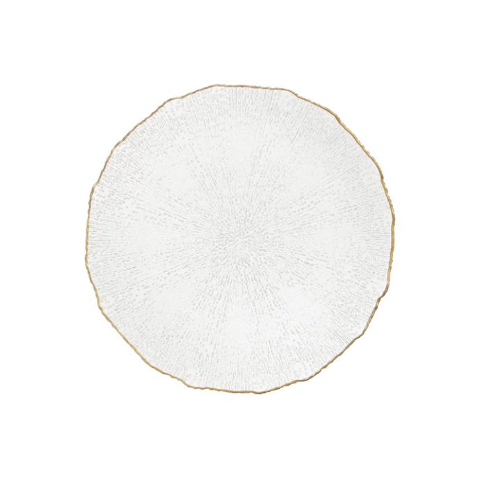 Блюдо сервірувальне La Porcellana Bianca MAESTA, скло, діам. 33 см