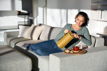 Термокувшин 1 л, горчично-красный Motiva Emsa