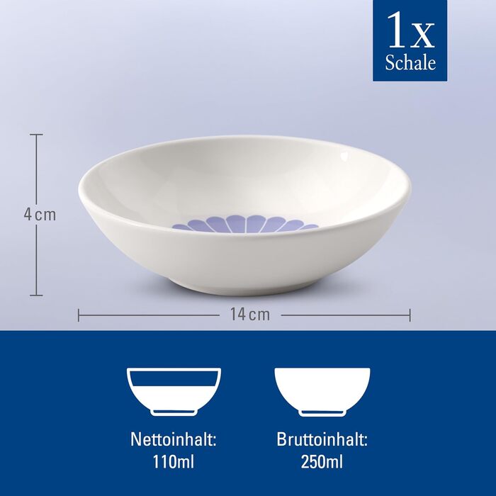 Десертна миска 110 мл синій Fleur Villeroy & Boch
