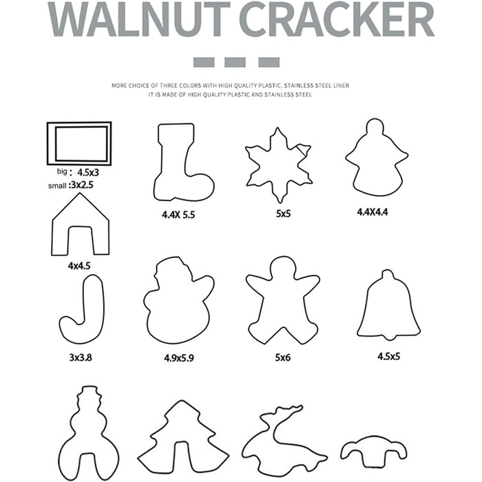 Набір формочок для печива у формі пряникового будиночка, FantasyDay, 10 шт. , формочки для печива з нержавіючої сталі, різдвяні формочки для тематичних тортів, тортів на день народження, помадного печива, сендвічів (4)