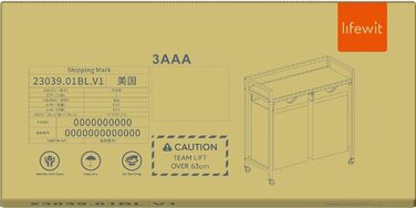 Сворачиваемая корзина для белья Lifewit, 95 л 2 выдвижные корзины для белья с верхней полкой и 2 семными сумками и ручками, сортировщик белья для прачечной, спальни, ванной комнаты и общего номера, черный 76x33,5x78 см Деревенский коричневый черный