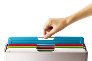 Набір обробних дощок, 7,5 х 22,2 х 32 см, срібло Folio Regular Joseph Joseph