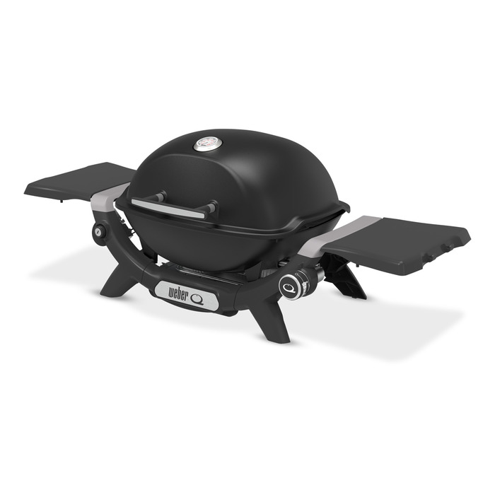 Газовый гриль Weber Q1200N Black с боковыми столиками 1501070 Код: 012982