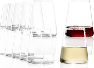 Келихи для білого та червоного вина, набір з 12 шт., Power Stölzle Lausitz