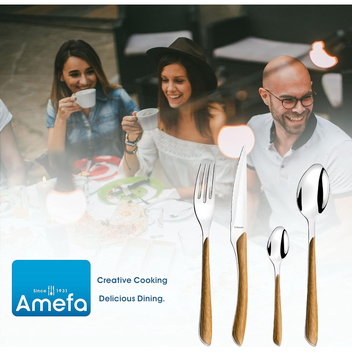 Набор столовых приборов 24 предмета, на 6 персон Amefa