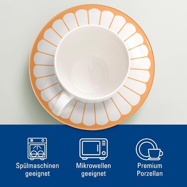 Блюдце кавове 14,8 см, помаранчевий Fleur Villeroy & Boch