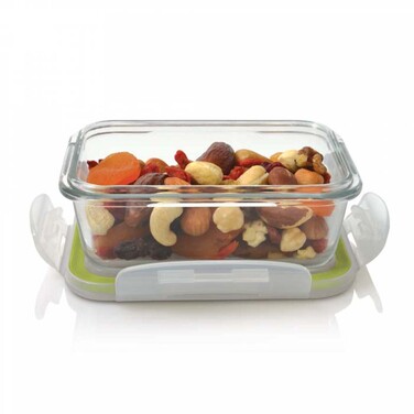 Контейнер харчовий прямокутний BergHOFF, скляний, 14,5 х 11 см, 0,33 л