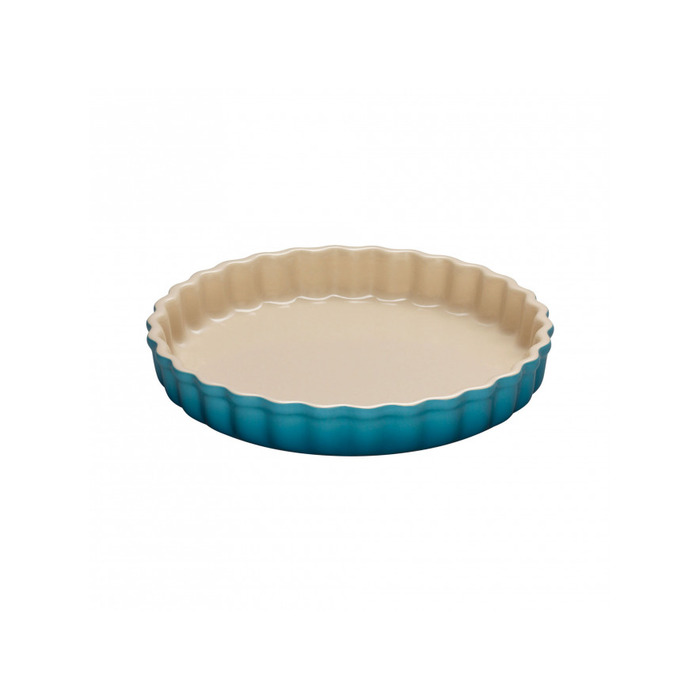 Блюдо кругле хвилясте для запікання 28 см, Karibik Le Creuset