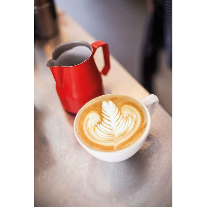 Глечик для молока Motta 0901/03 Європа з (350 мл, червоний/Getaway тверді речовини)