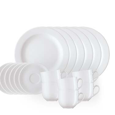 Кавовий сервіз в подарунковій упаковці 18 предметів, білий Form 1 382 Arzberg