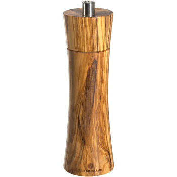 Франкфуртський млин для перцю, оливкова деревина, оливкова деревина 18 см 18 см млин для перцю, 022223
