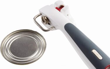 Відкривачка Zyliss Strong Boy 2, ABS, TPE, нержавіюча сталь, нейлон, посилений ПВХ, сірий, 23 x 5 x 4 см, E46145 (консервний нож з безпечним краєм)