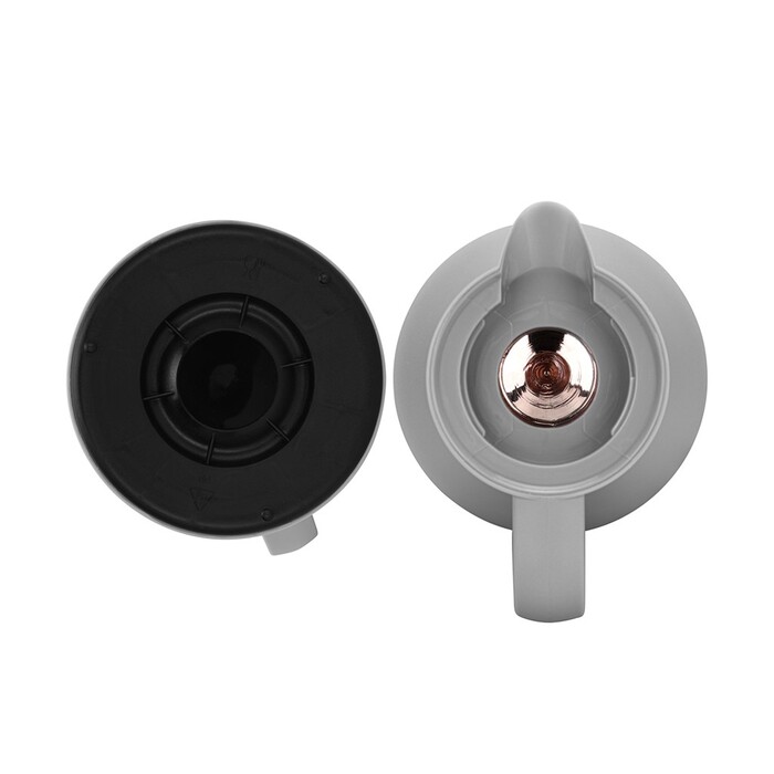 Термоглечик Fissman 1000 мл колір сірий пластиковий корпус зі скляною колбою (19846)