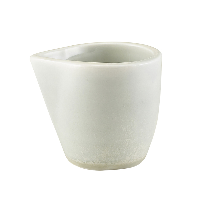 Молочник 90 мл, сірий, без ручки, Terra Porcelain Pearl, GenWare