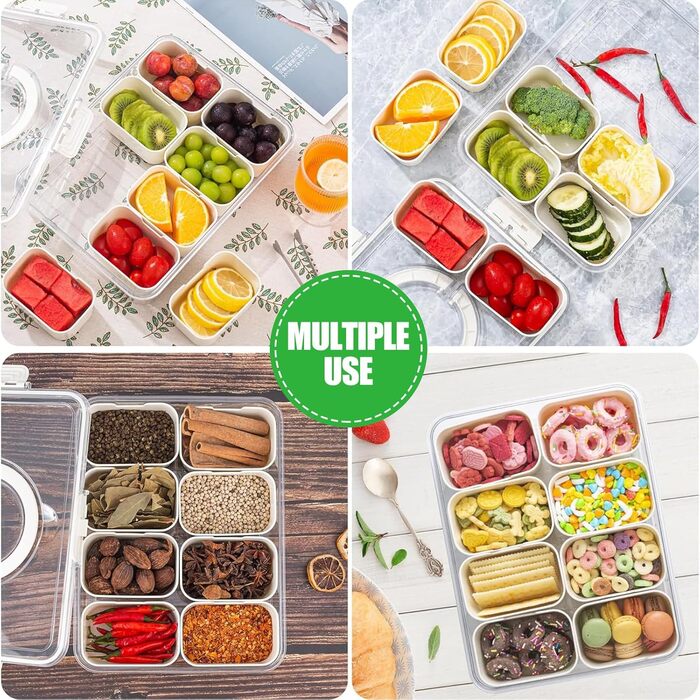 Органайзер для закусок з 8 відділеннями Kezidhp