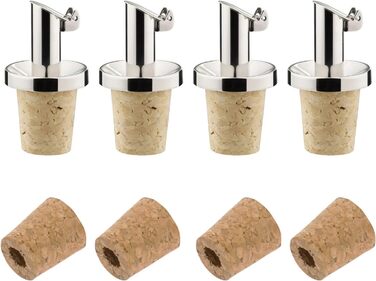 Пробка для олії/оцту 4 запасні пробки з клапанами Westmark