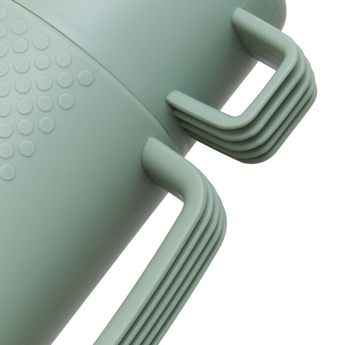 Термос Fissman 1000 мл, колір синій пластиковий корпус зі скляною колбою (19854)