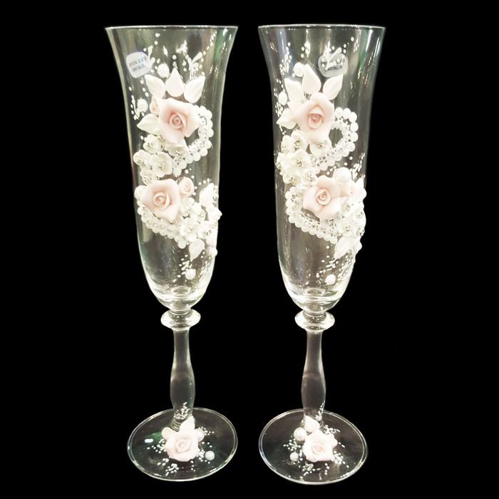 Весільні бокали Sandy-VIP 190мл 2шт (шт.) 4489 BOHEMIA