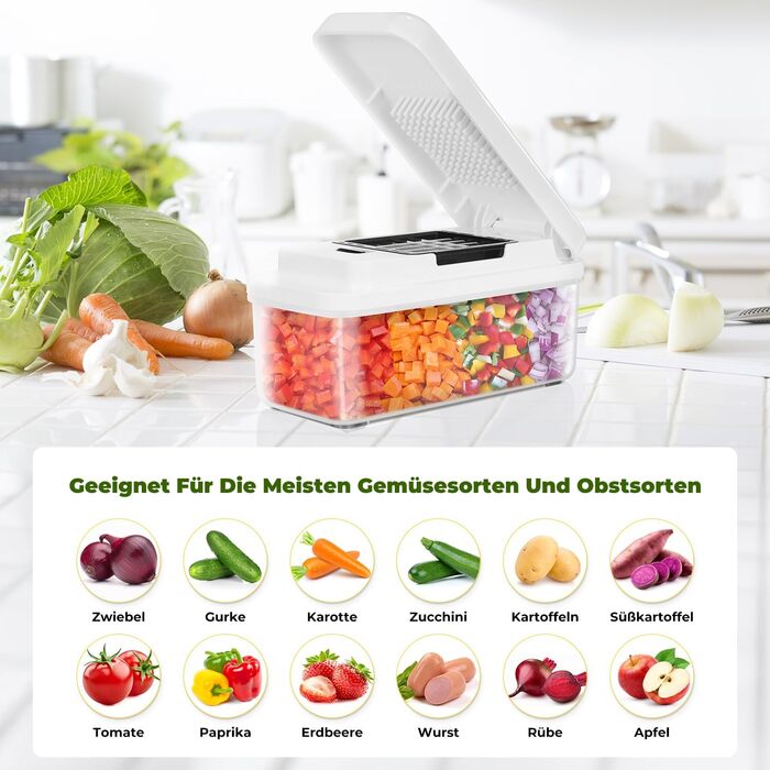 Овощерезка с 2 сменными лезвиями Vihoom